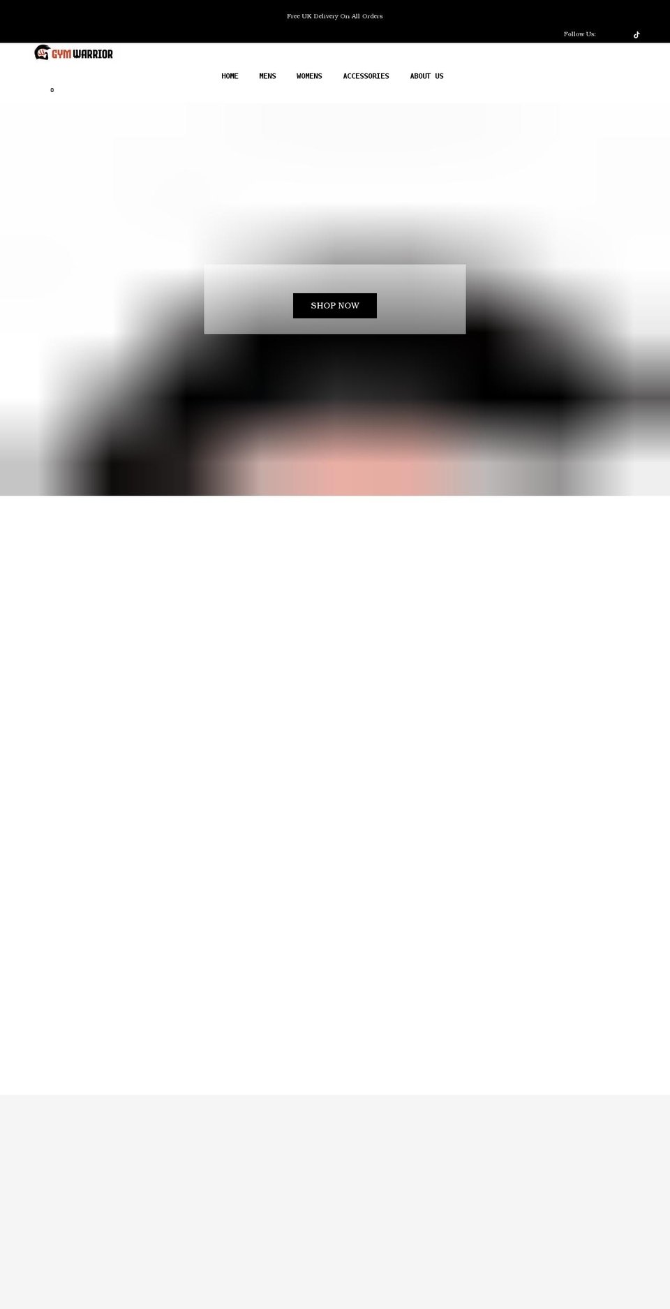 thegymwarriors.com shopify website screenshot