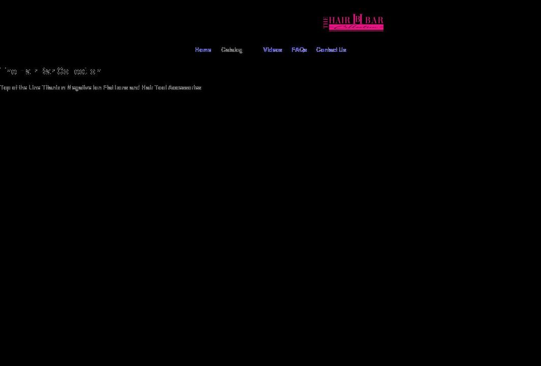 thehairbarcollection.com shopify website screenshot