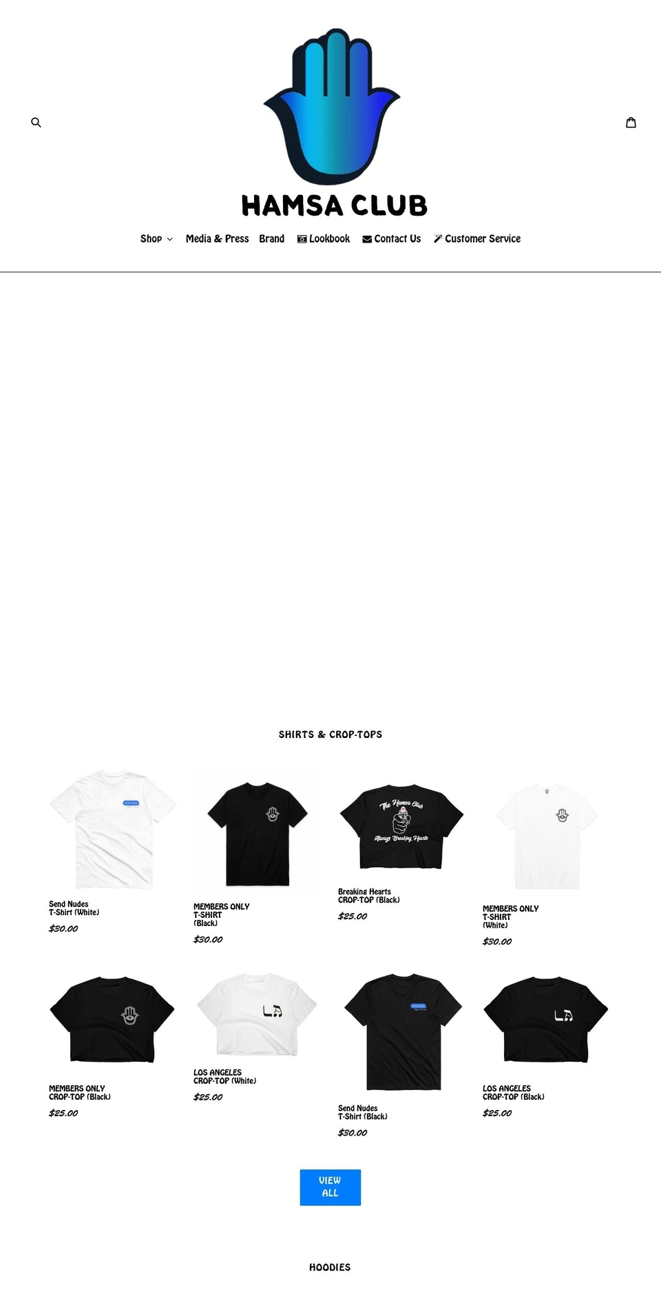 thehamsaclub.com — Shopify storefront screenshot