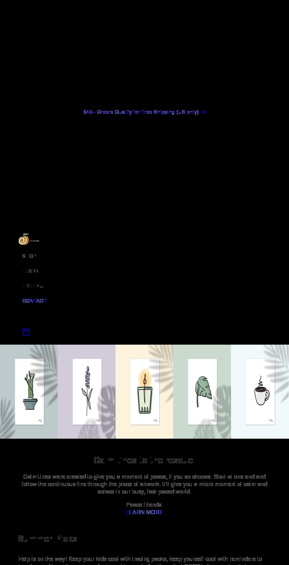 thehappyapricot.com shopify website screenshot