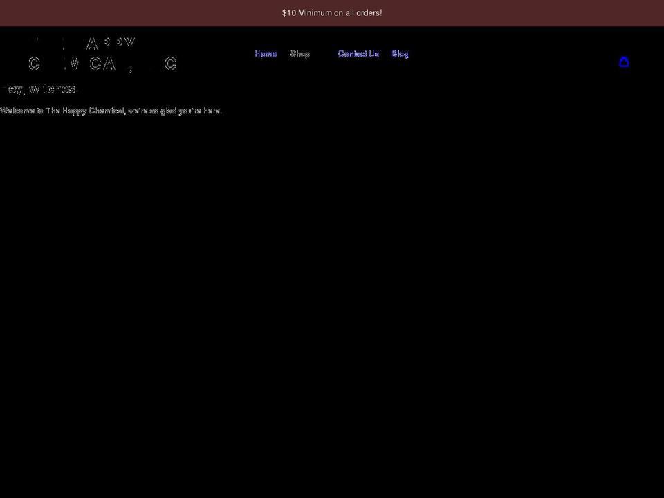 thehappychemical.com shopify website screenshot