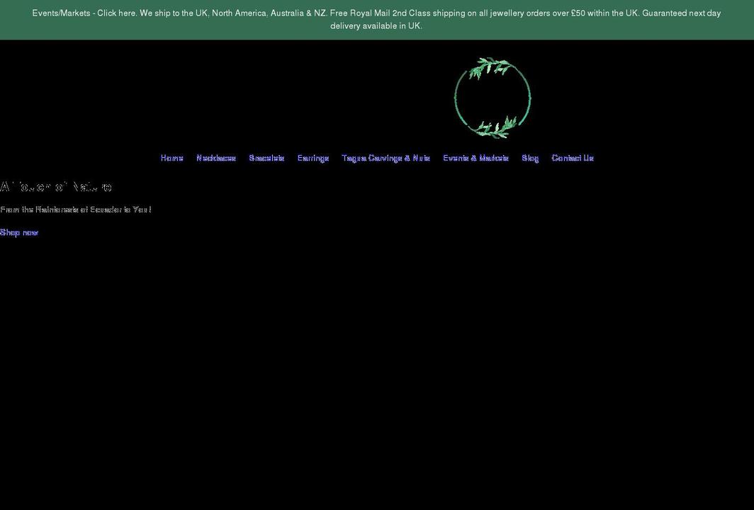 thehappyelephant.co.uk shopify website screenshot