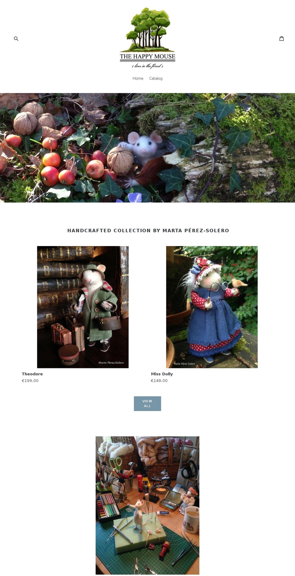 thehappymouse.com shopify website screenshot