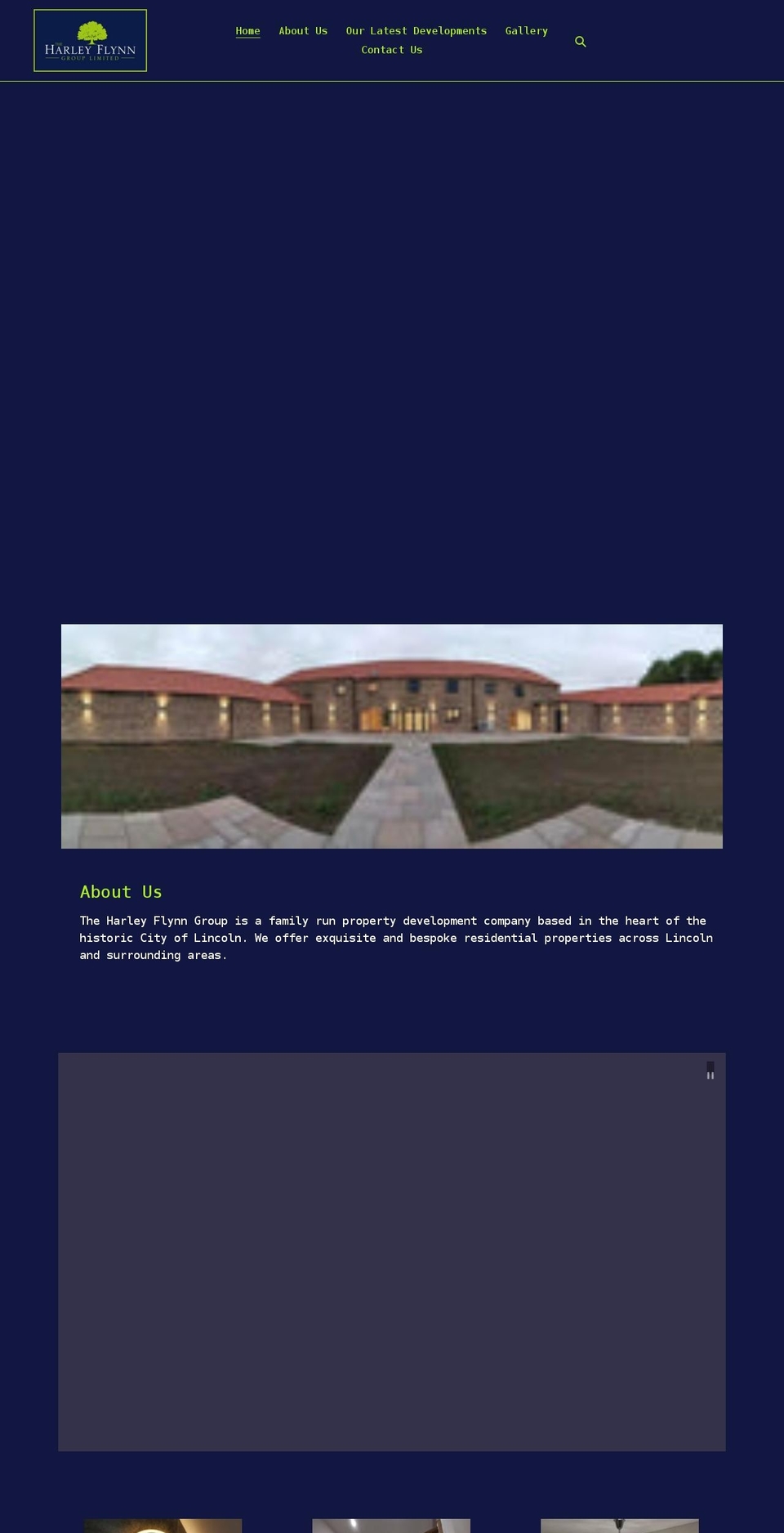 theharleyflynngroup.co.uk shopify website screenshot