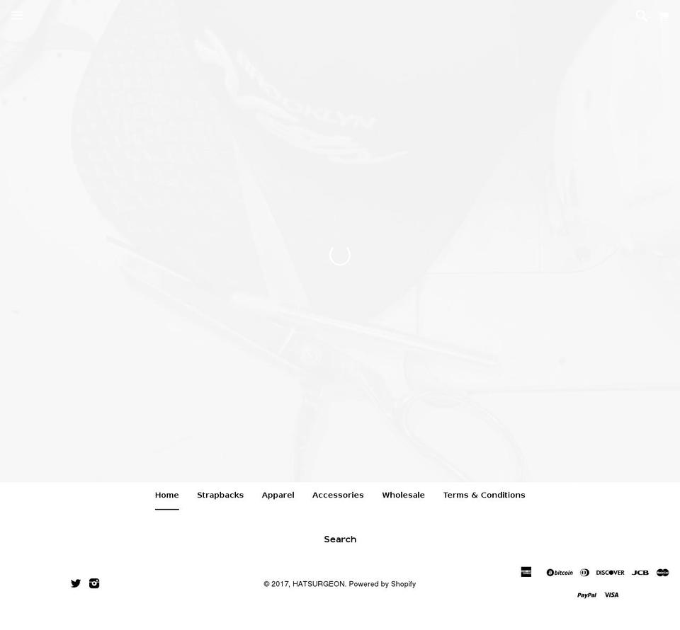 thehatsurgeon.com shopify website screenshot