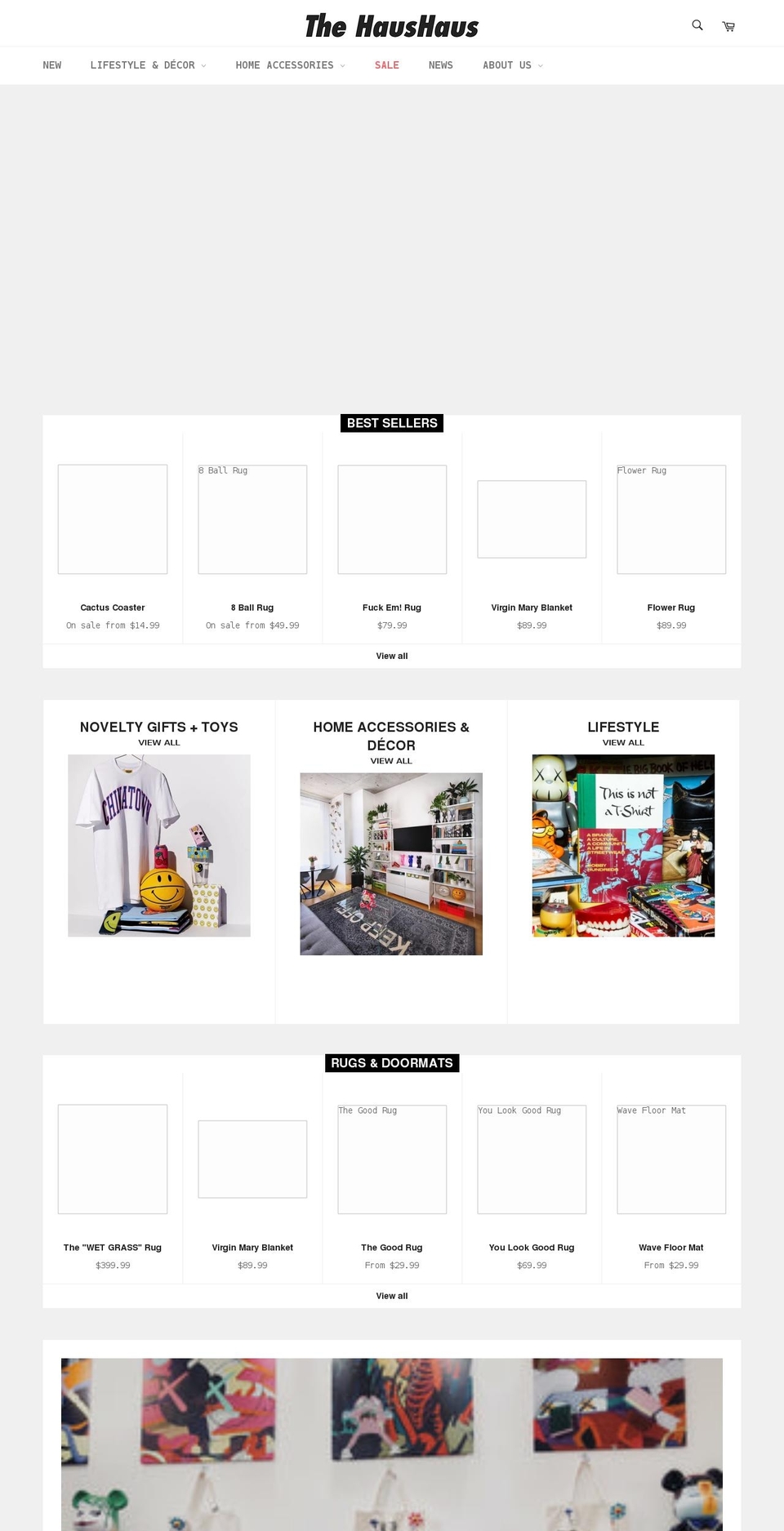 thehaushaus.com shopify website screenshot