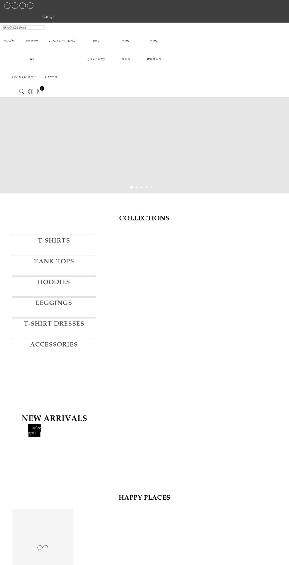 Custom theme  OPT Shopify theme site example thehayzebrand.com