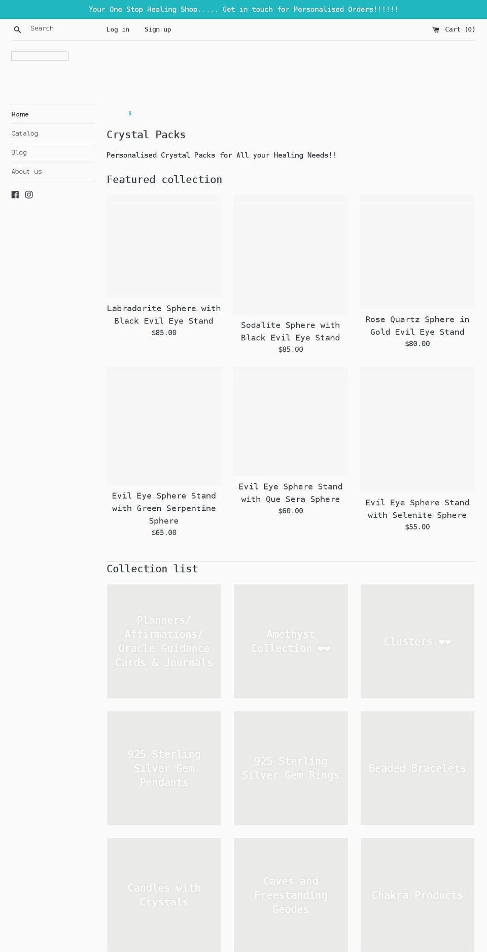 thehealingchannelcentre.com shopify website screenshot