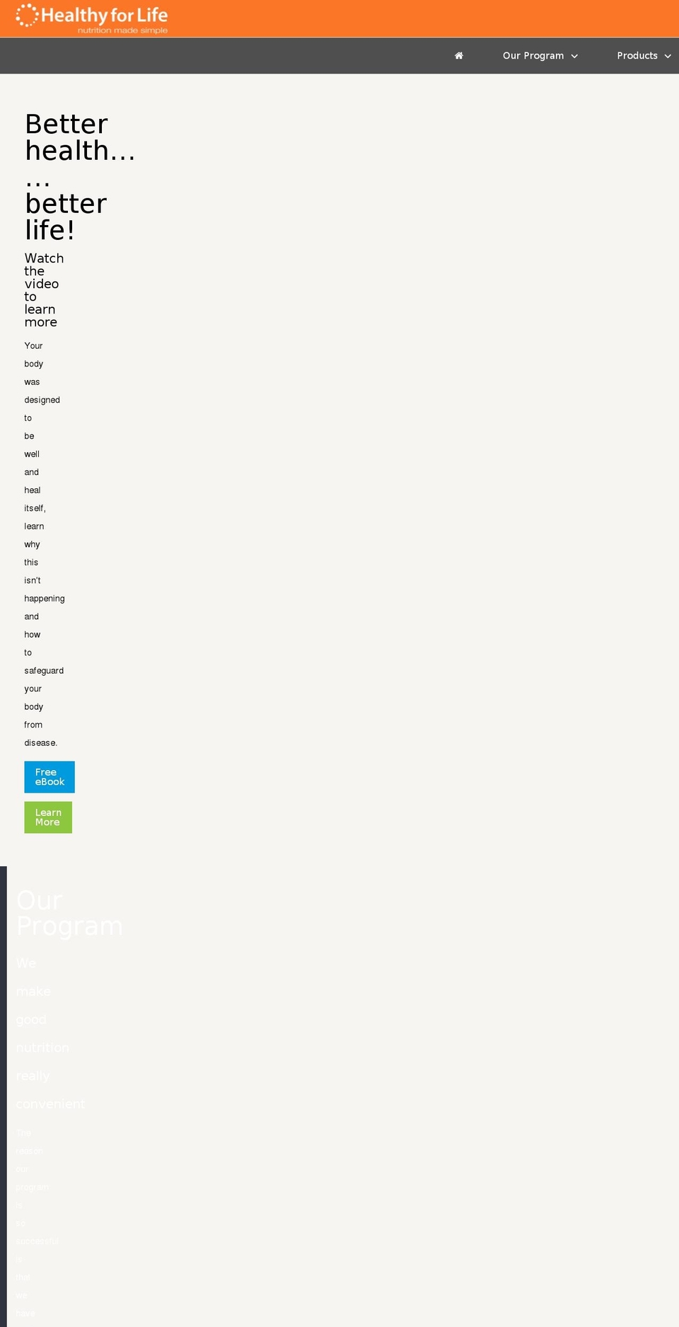 thehealthywhey.com — Shopify storefront screenshot