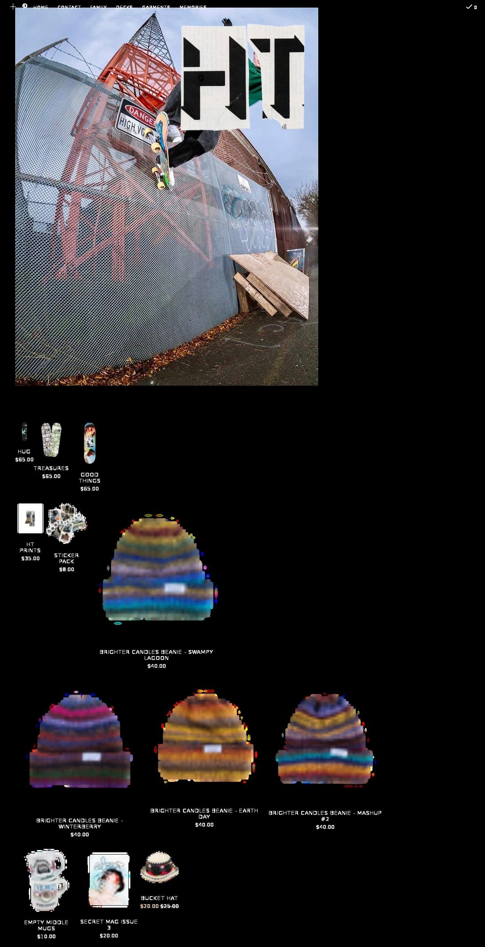 theheartthrobs.com shopify website screenshot