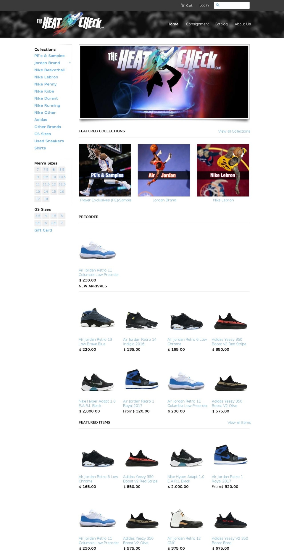 theheatcheck.com shopify website screenshot