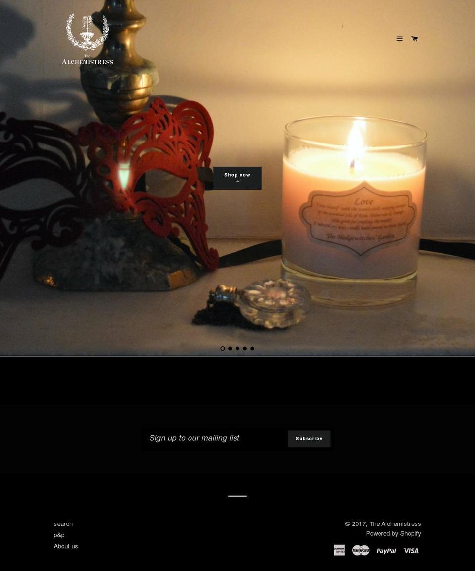 thehedgewitcheskitchen.com shopify website screenshot