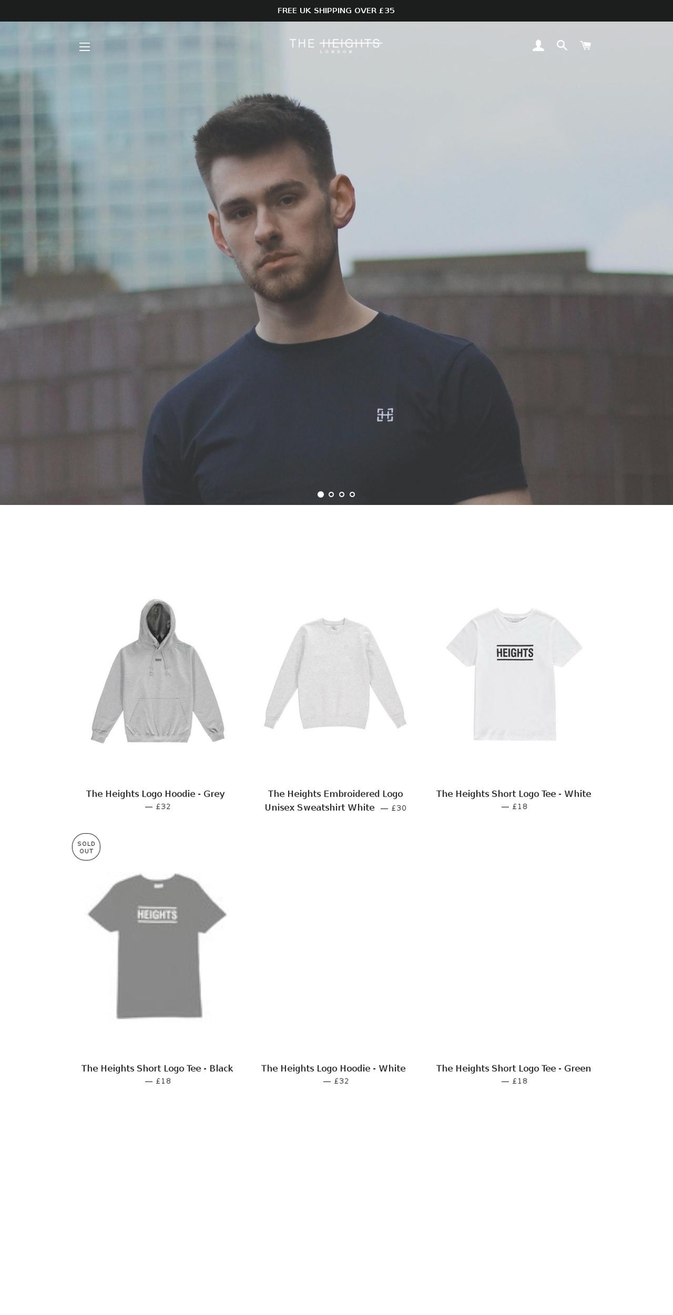 theheightslondon.co.uk shopify website screenshot