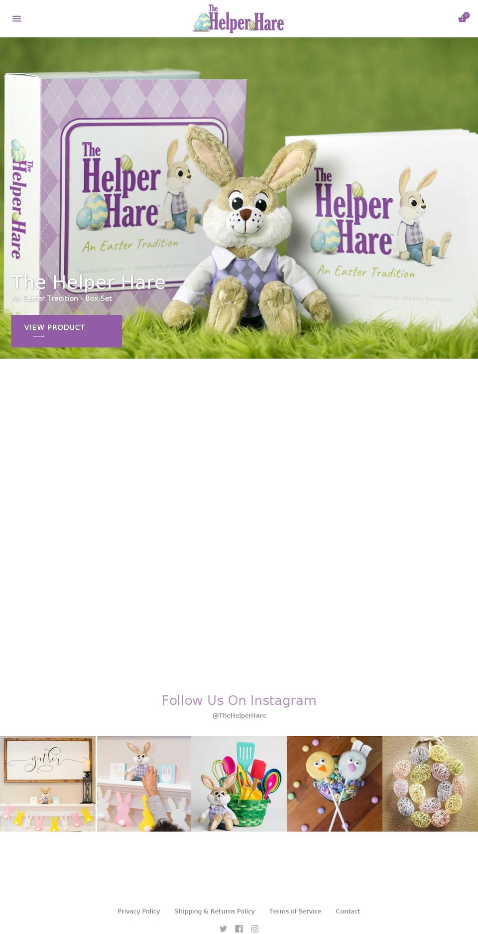 thehelperharecares.com — Shopify storefront screenshot