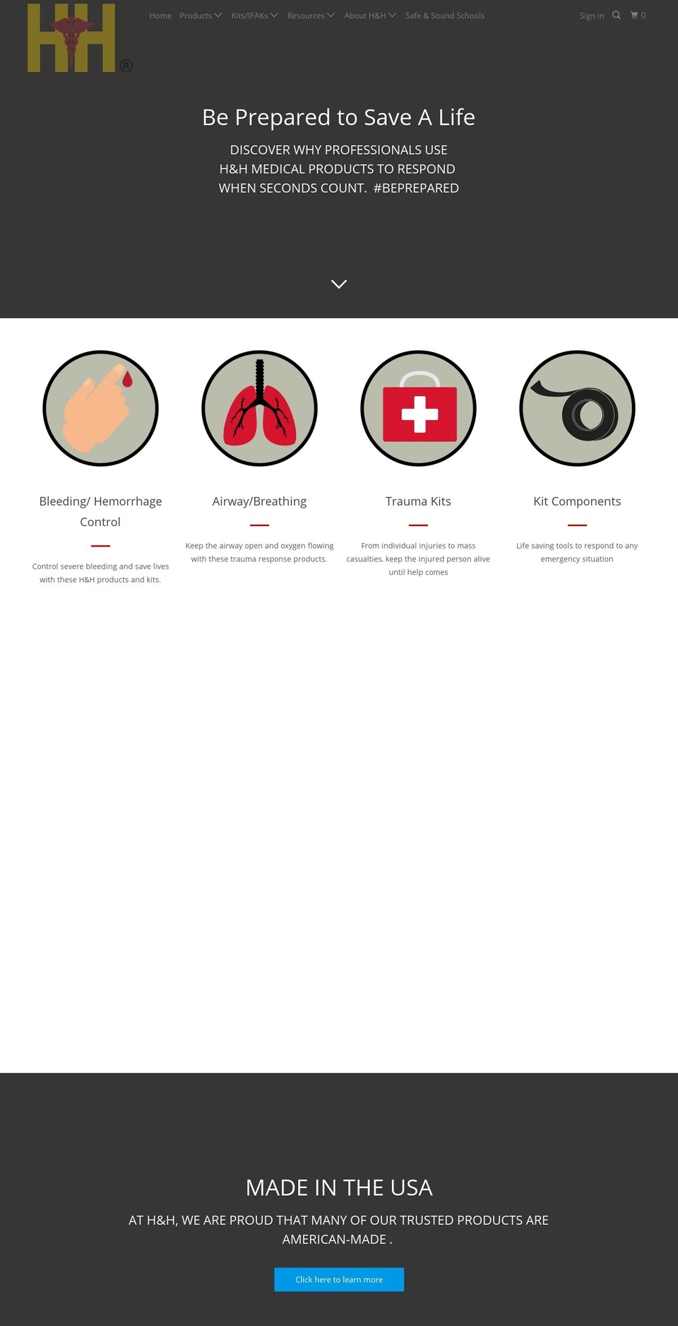 thehemgauze.com shopify website screenshot