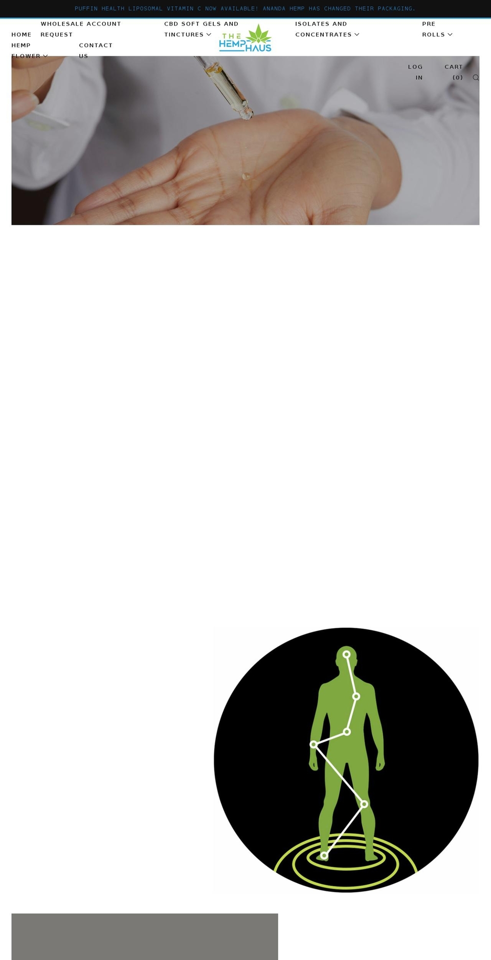thehemphauswholesale.com shopify website screenshot