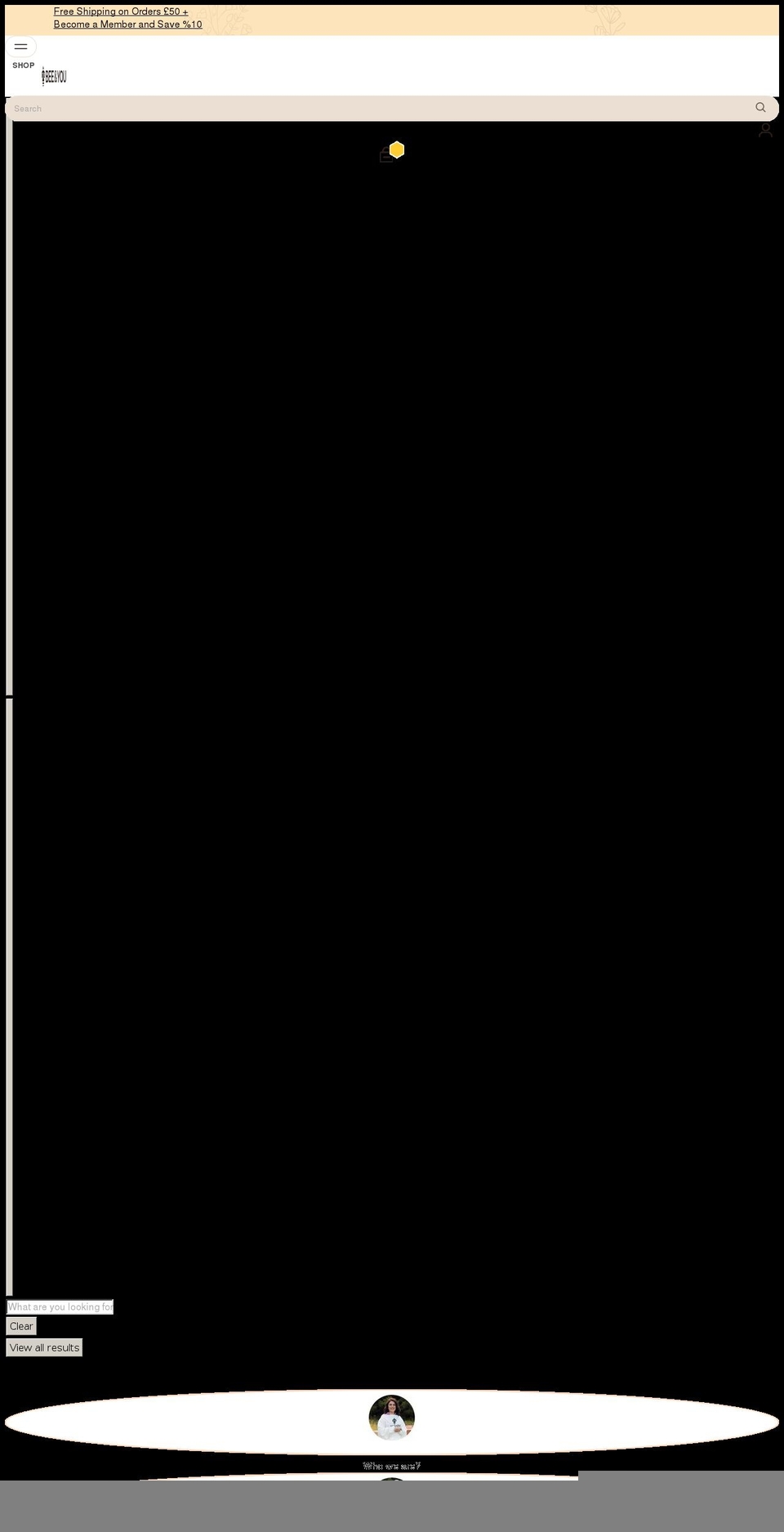 theherbalhive.com shopify website screenshot