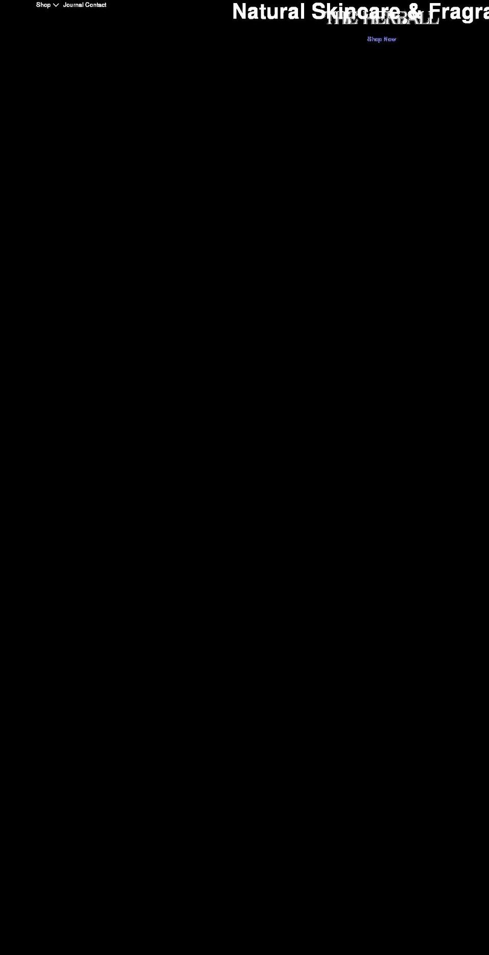 theherball-shop.com shopify website screenshot
