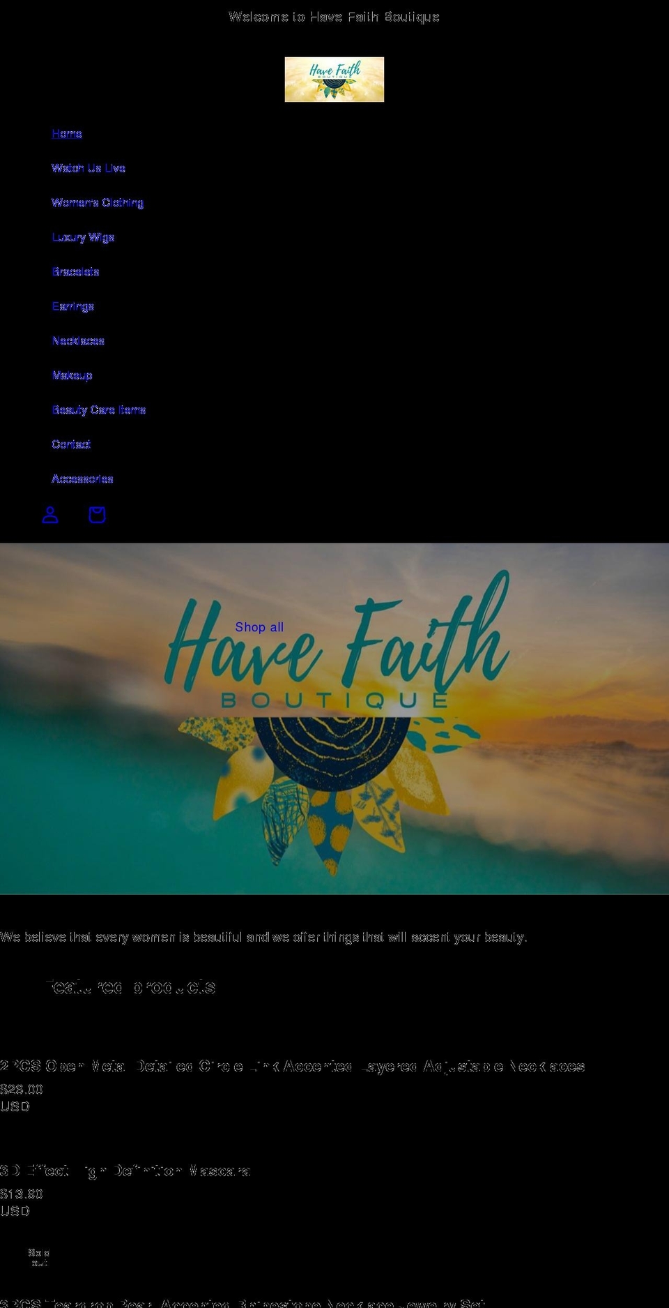 thehfb.com shopify website screenshot