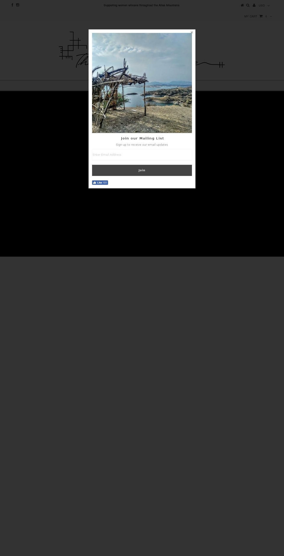 thehiddentribe.com — Shopify storefront screenshot