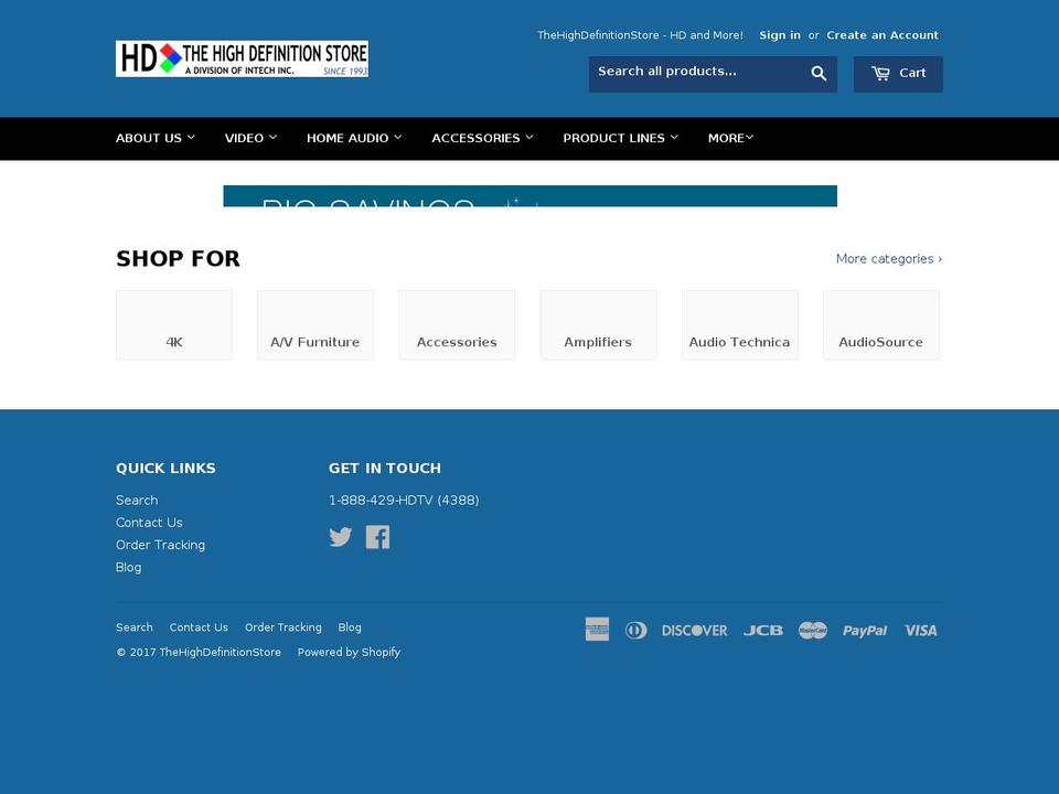 thehidefstore.com shopify website screenshot