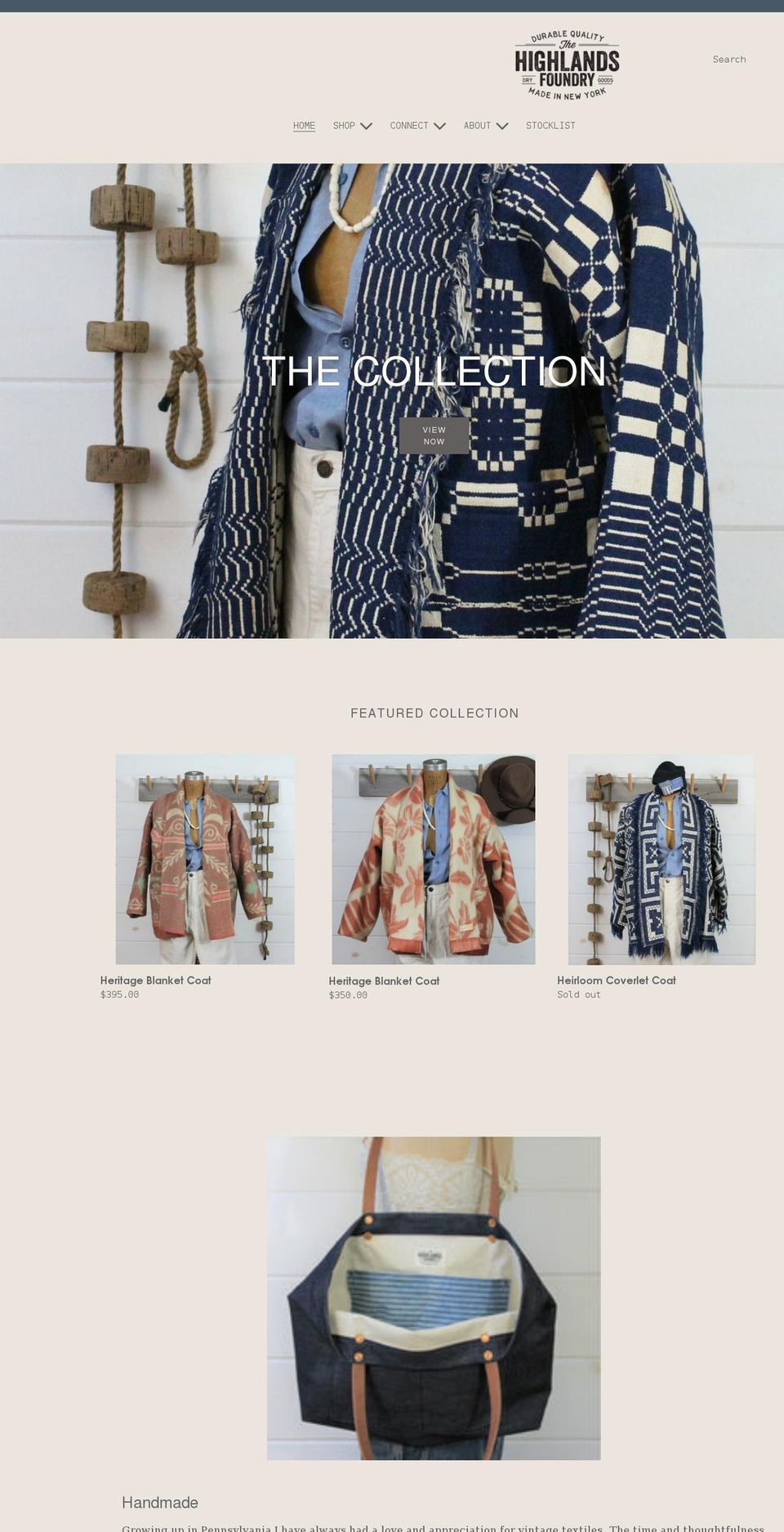 thehighlandsfoundry.com shopify website screenshot