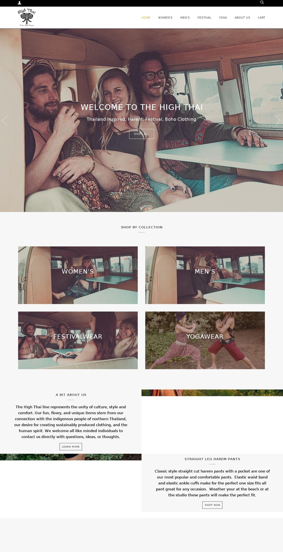 thehighthai.com shopify website screenshot
