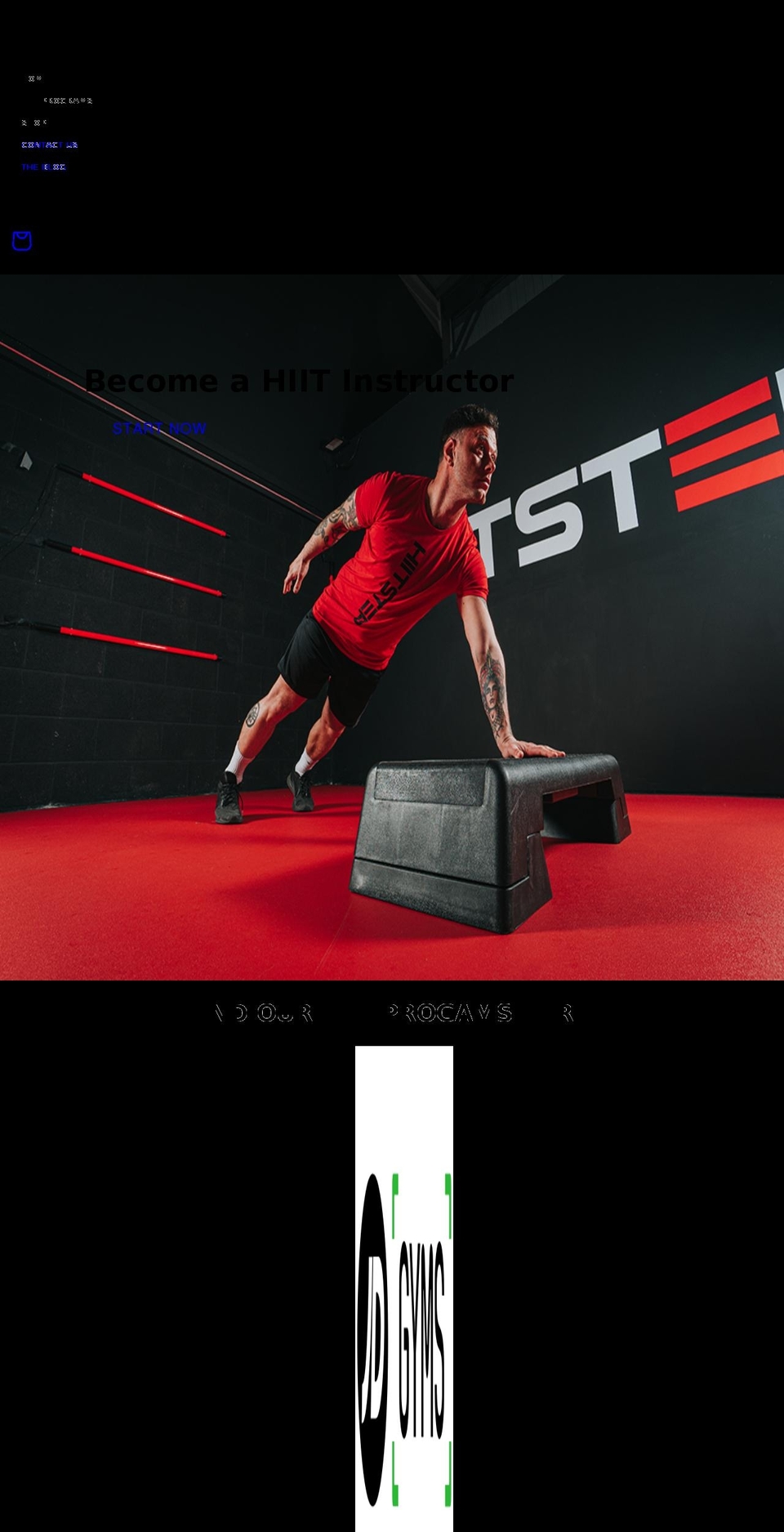 thehiitcompany.com shopify website screenshot