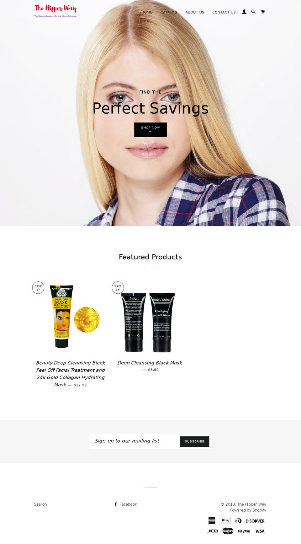 thehipperway.com — Shopify storefront screenshot