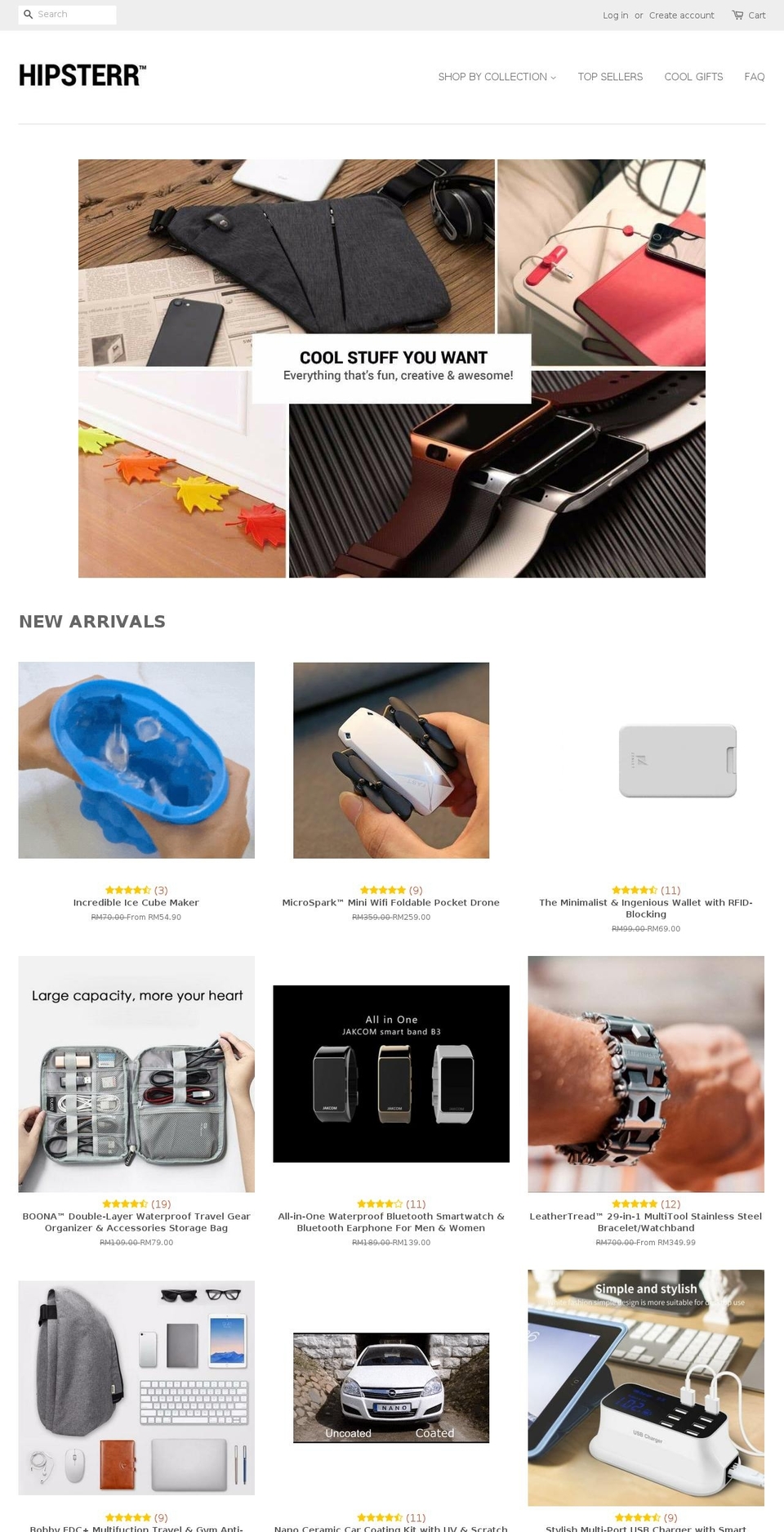 thehipsterr.com — Shopify storefront screenshot
