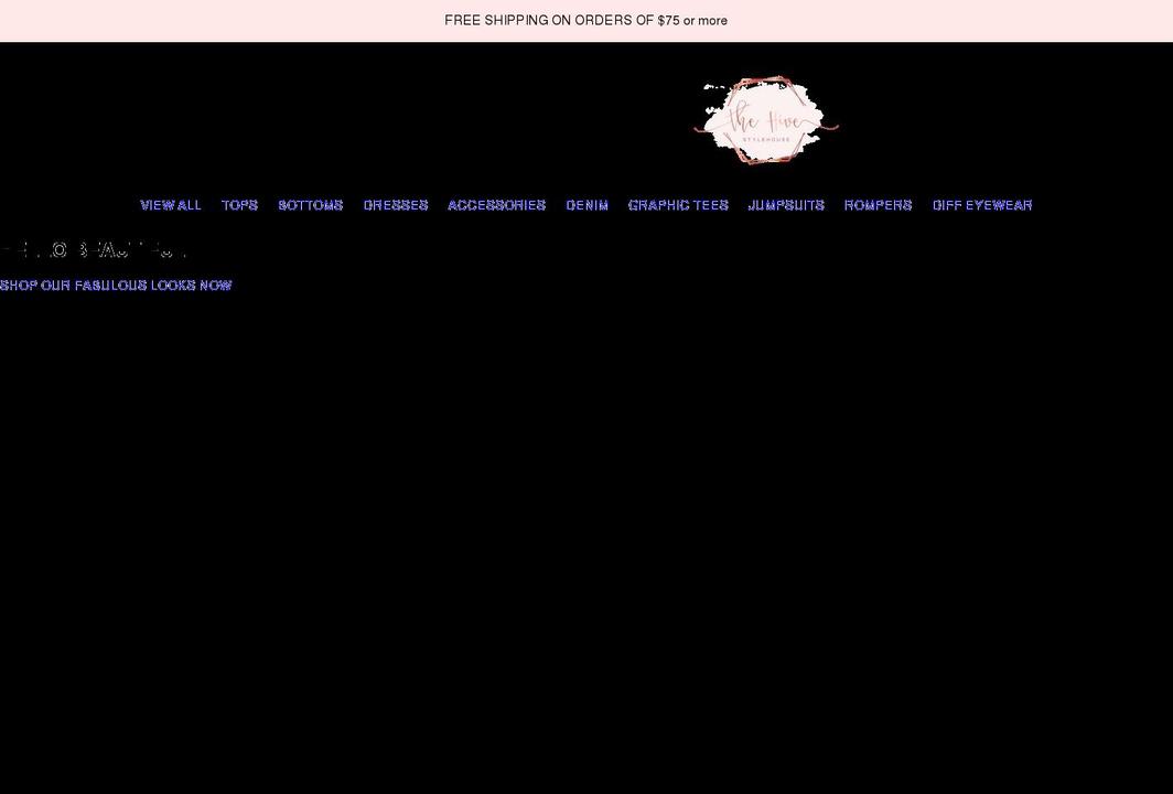 thehivestyle.com shopify website screenshot