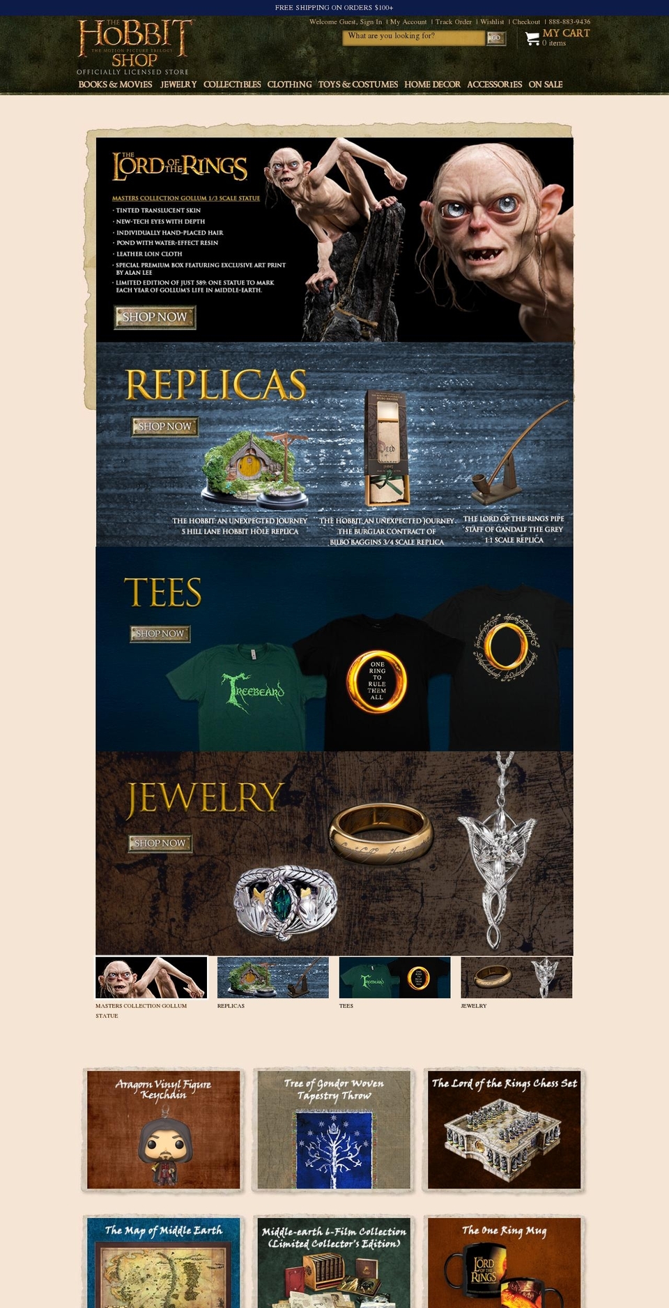 Hobbit Shop by Elkfox [Production-Main] Shopify theme site example thehobbitshop.com