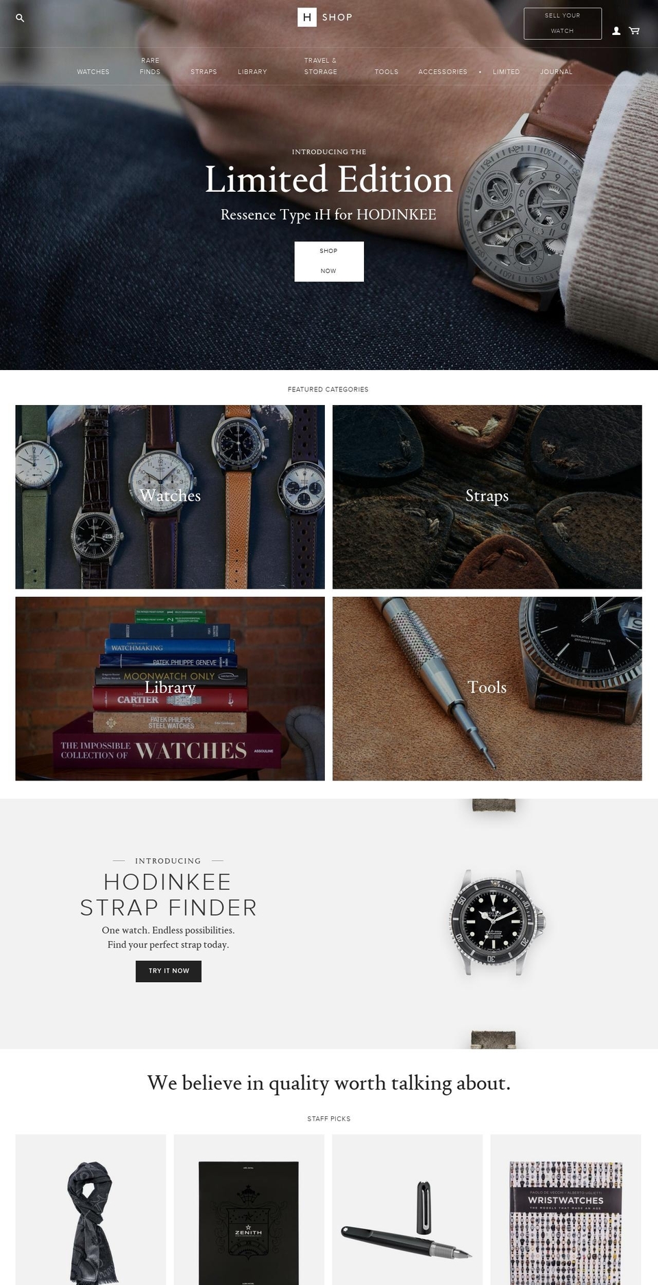 thehodinkeeshop.com shopify website screenshot