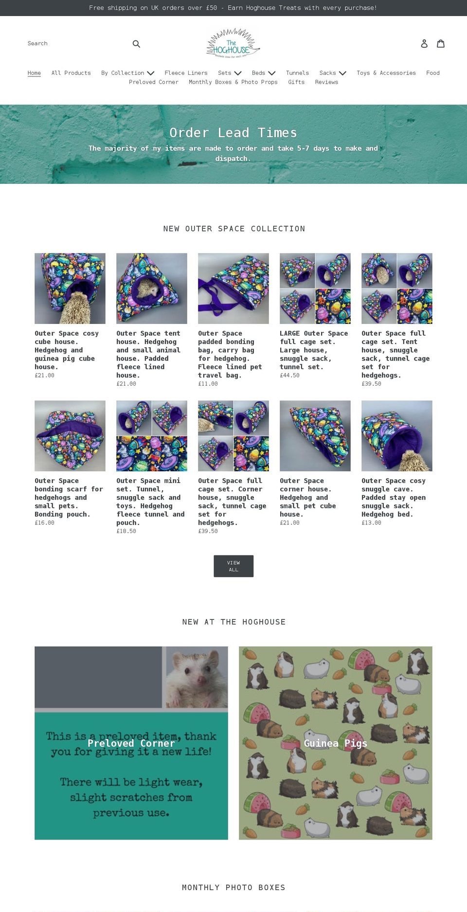 thehoghouse.co.uk shopify website screenshot