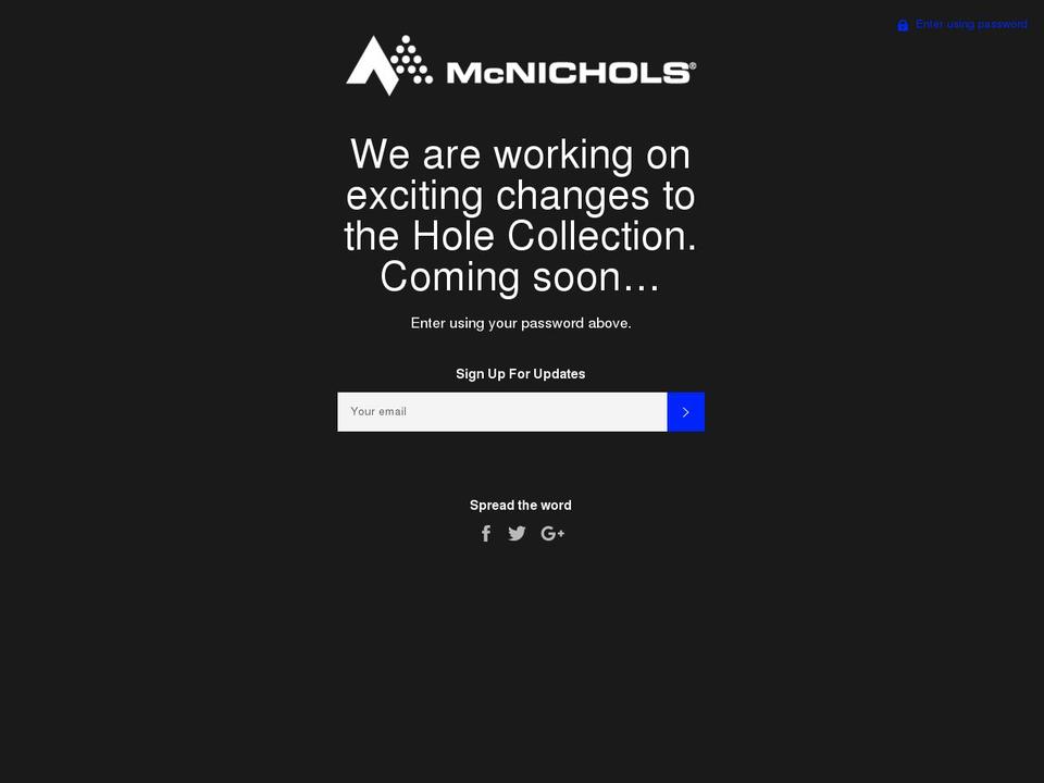 theholecollection.com shopify website screenshot