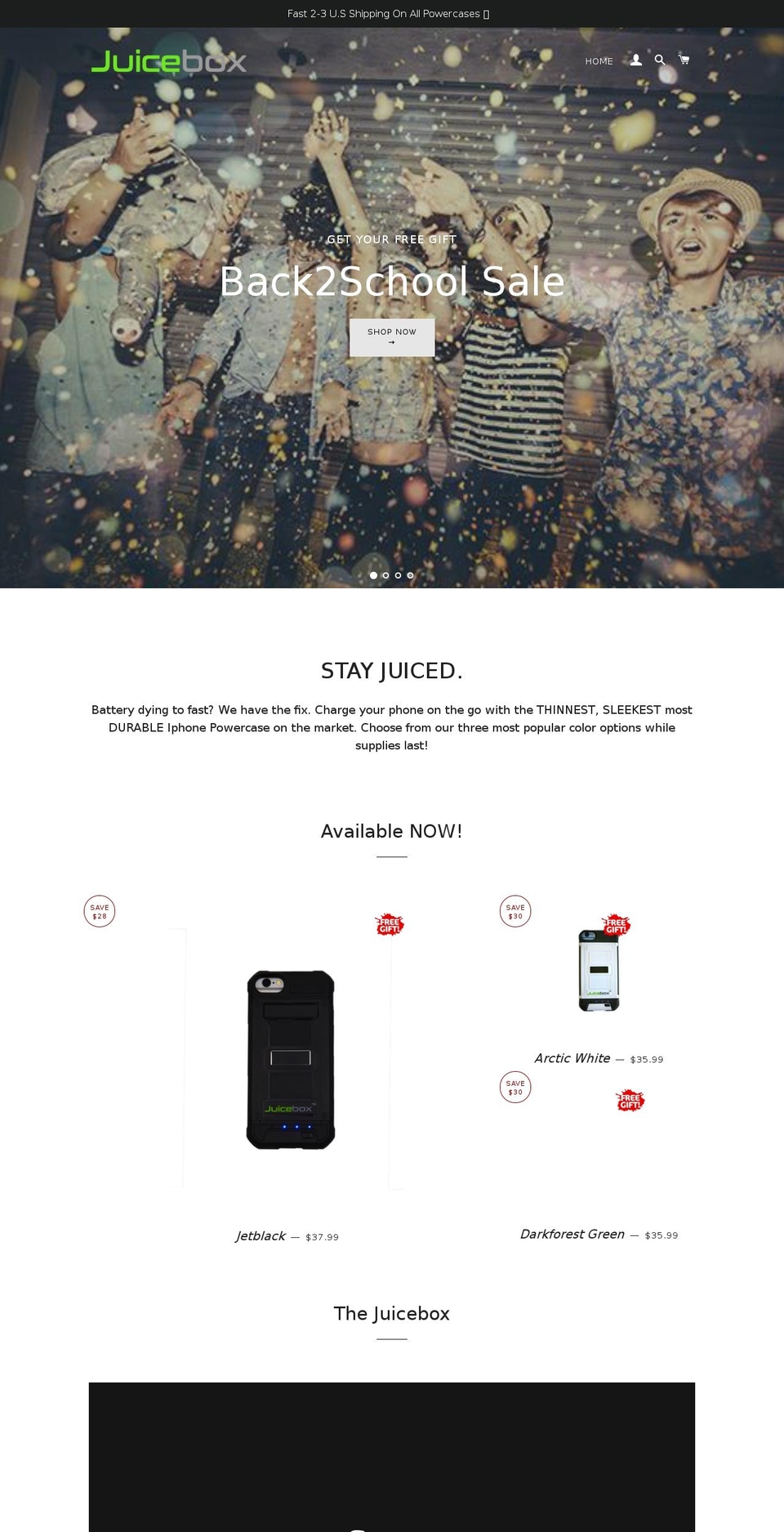 theholidaygiftstore.com — Shopify storefront screenshot
