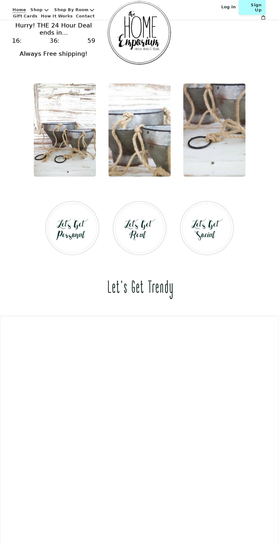 thehomeemporium.com shopify website screenshot