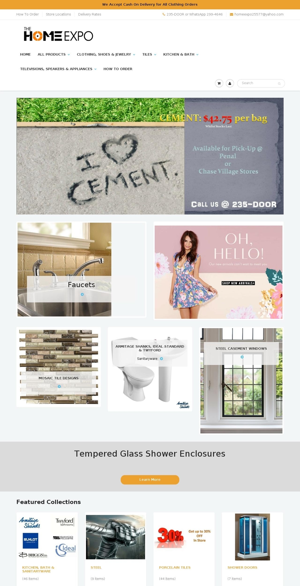 thehomeexpo.net shopify website screenshot