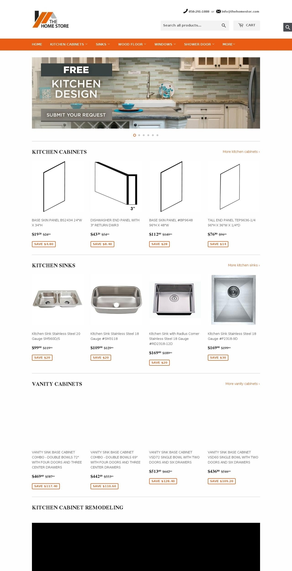 thehomestor.com shopify website screenshot