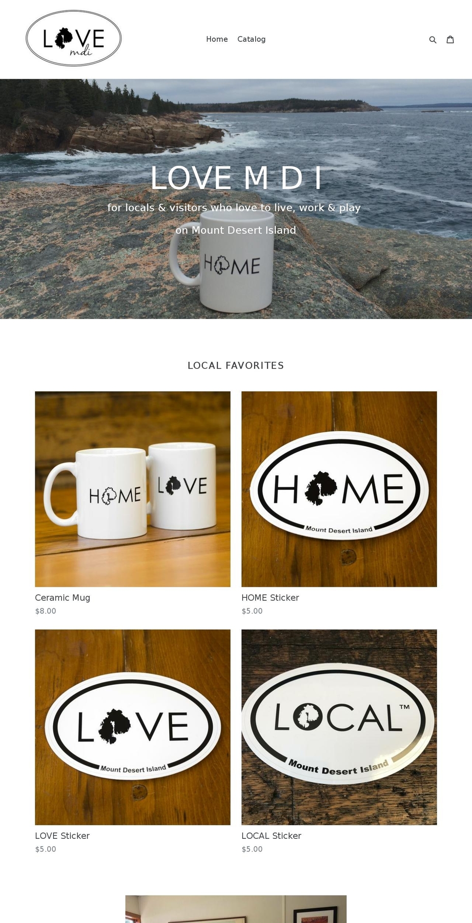 thehomestoremdi.com — Shopify storefront screenshot