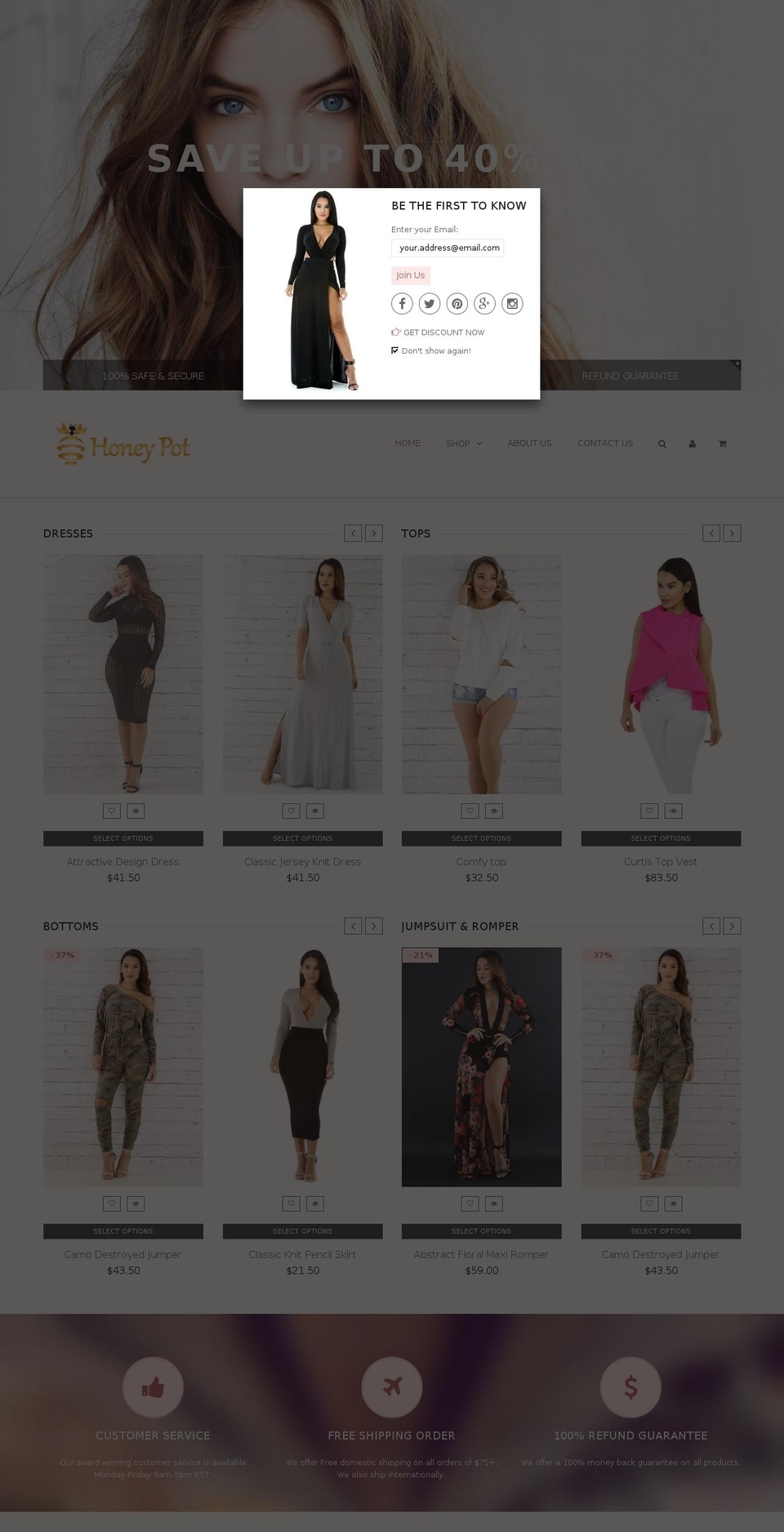 queen4-v1-2 Shopify theme site example thehoneypotboutique.com