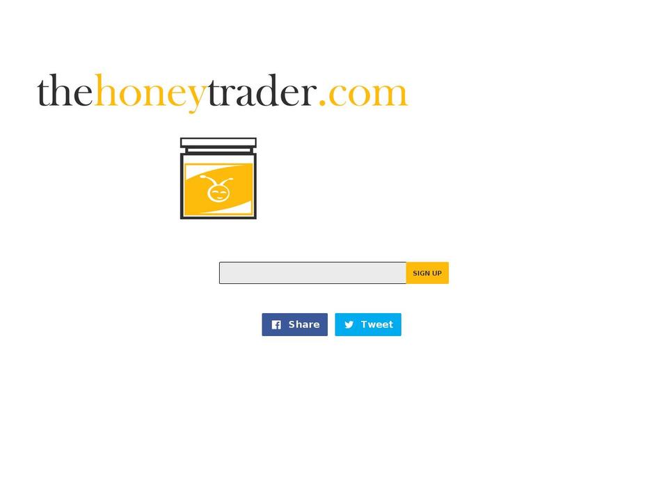 thehoneytrader.com — Shopify storefront screenshot