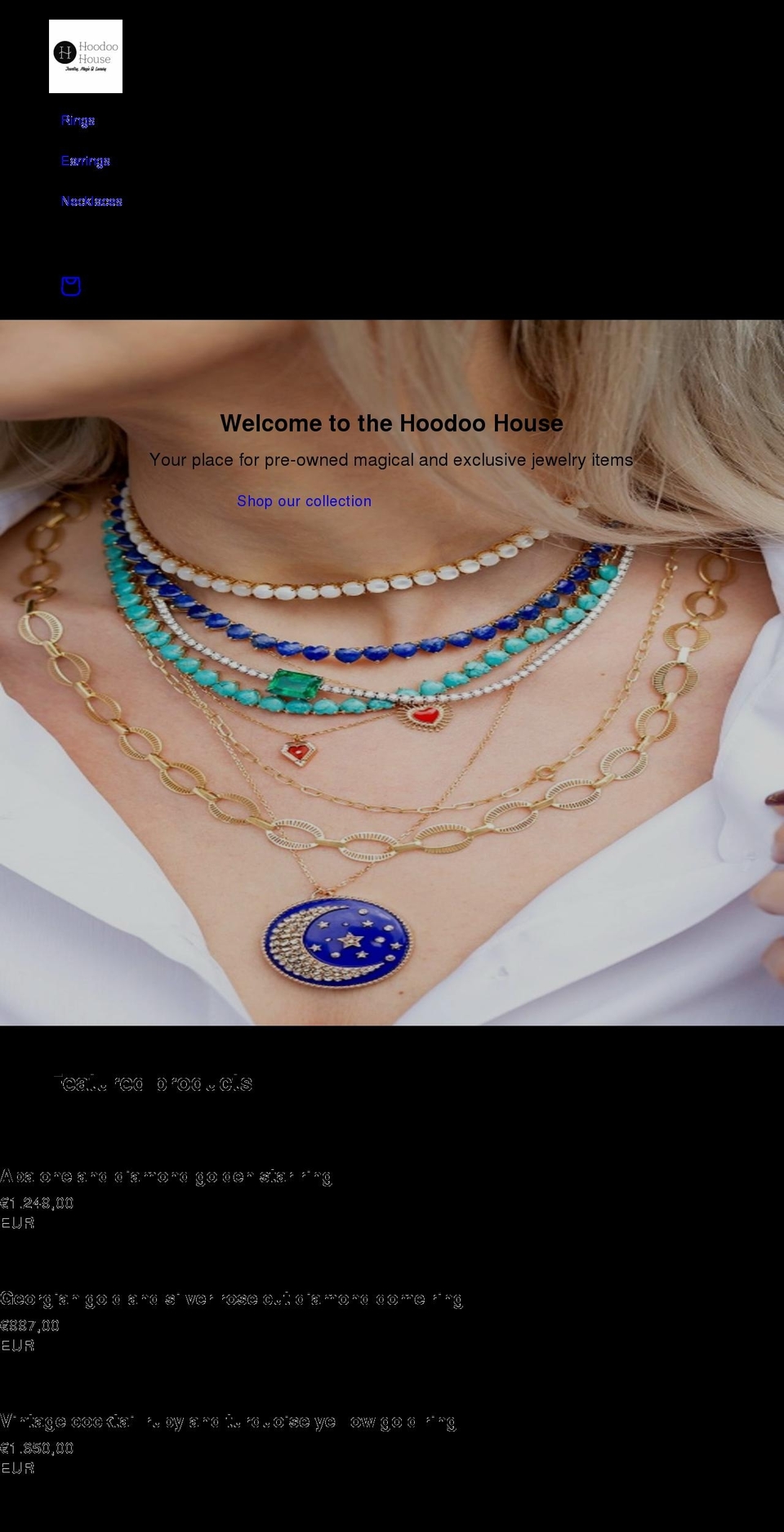 thehoodoohouse.com shopify website screenshot