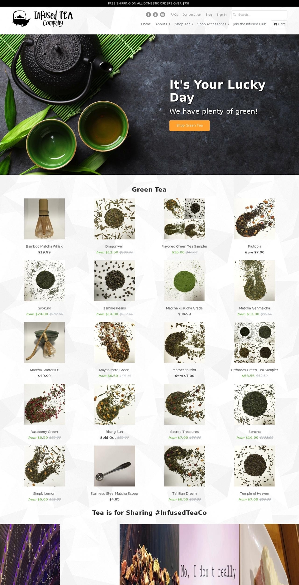 thehookerteaco.com shopify website screenshot