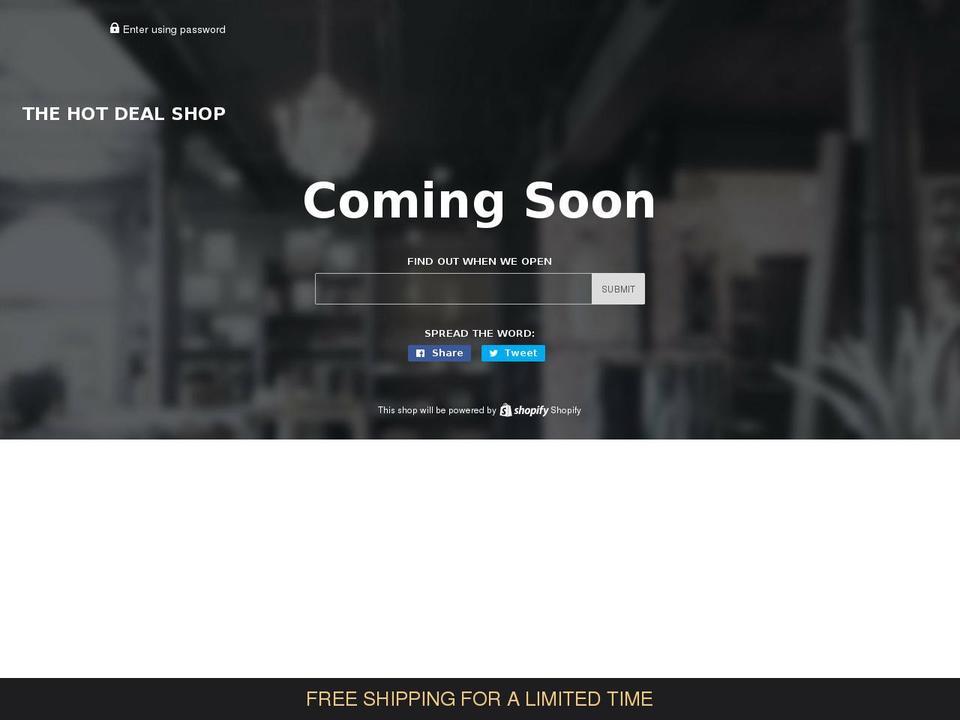 ecomprofitmasterclasstheme Shopify theme site example thehotdealshop.com