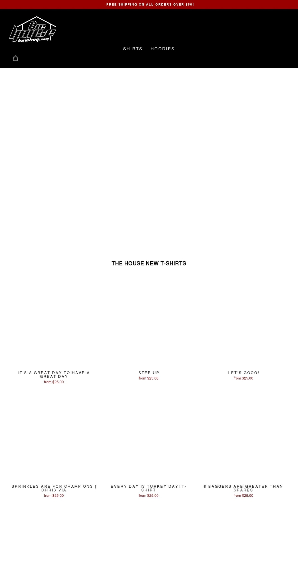 thehousebowling.com shopify website screenshot