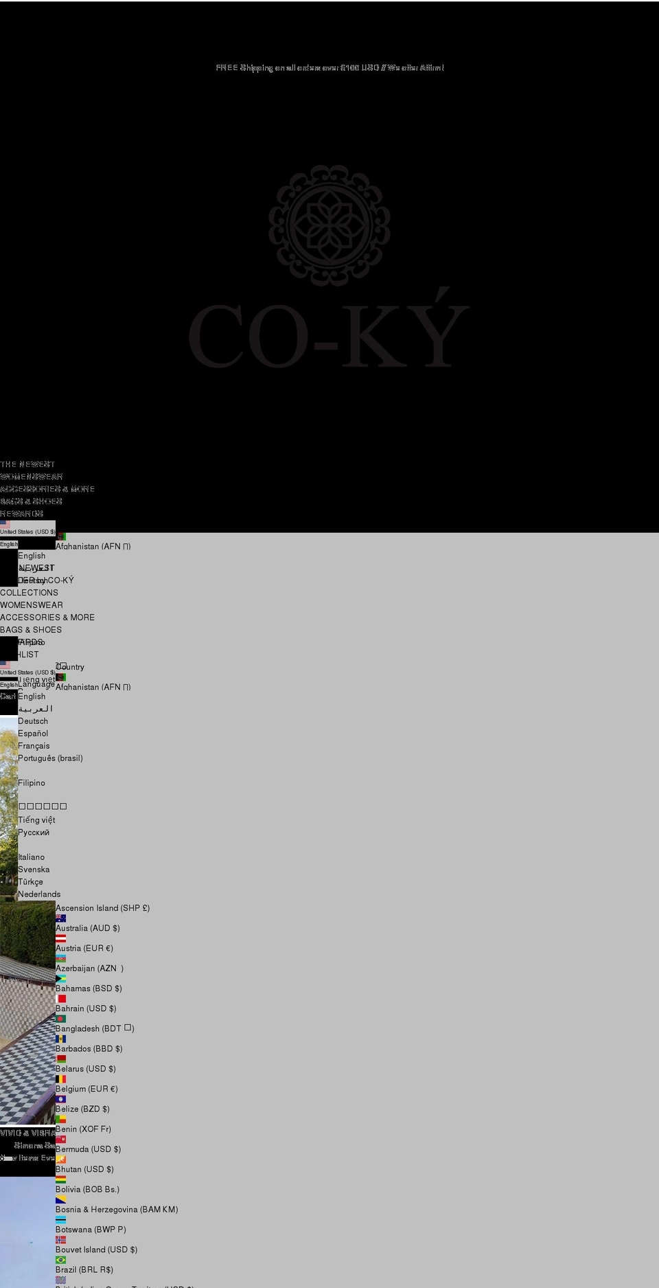 thehouseofcoky.com shopify website screenshot