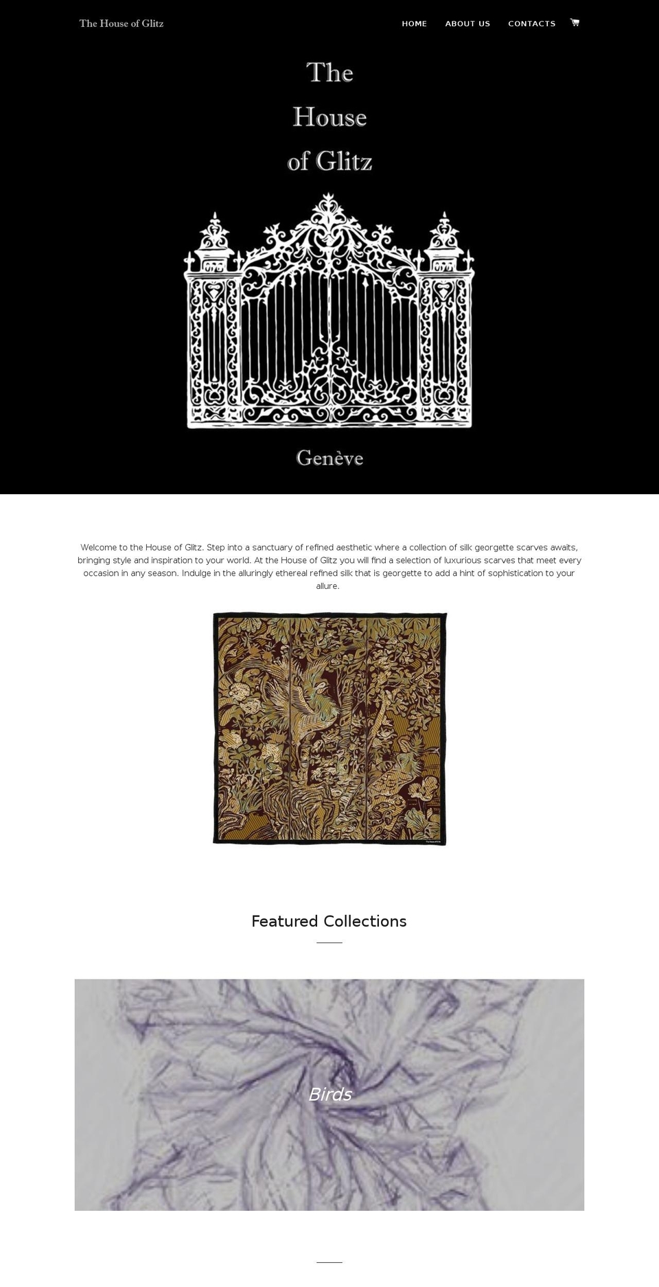 thehouseofglitz.com shopify website screenshot