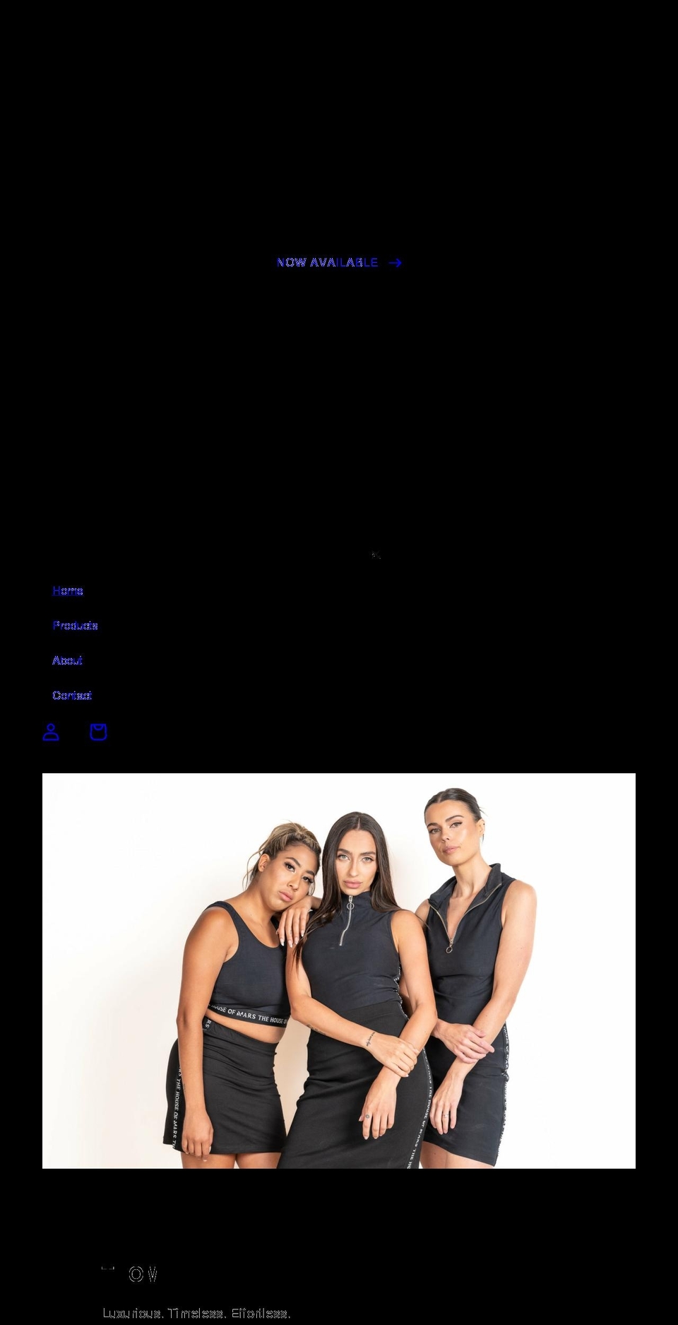 thehouseofmars.com shopify website screenshot