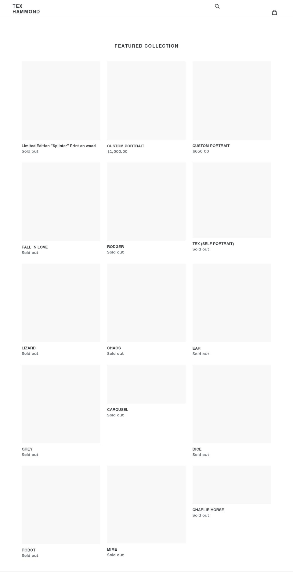 thehouseoftex.com shopify website screenshot